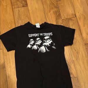 Black Graphic Star Wars T-Shirt, size S